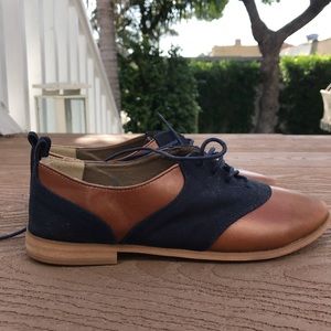 Brand new leather shoes